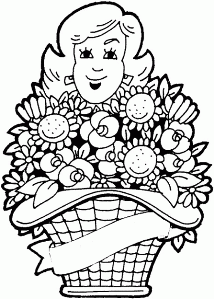 Pinto Dibujos: Dibujos para colorear del día de la madre