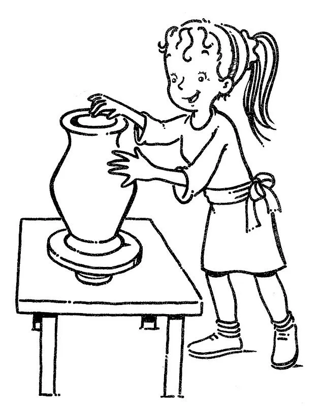 Pinto Dibujos: Artesana para colorear