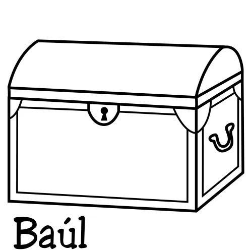 Pinto Dibujos: Baul para colorear