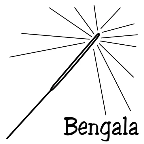 Pinto Dibujos: Bengala para colorear