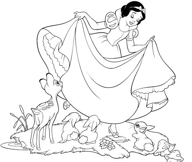 Dibujos blancanieves para colorear e imprimir - Imagui Dibujos blancanieves para colorear e imprimir - Imagui