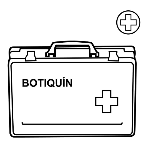 Pinto Dibujos: Botiquin de primeros auxilios para colorear Pinto Dibujos: Botiquin de primeros auxilios para colorear