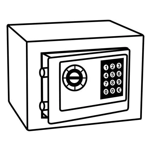 Pinto Dibujos: Caja fuerte para colorear