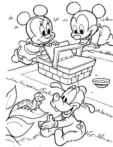 Pinto Dibujos: Día de campo dibujos disney para colorear Pinto Dibujos: Día de campo dibujos disney para colorear