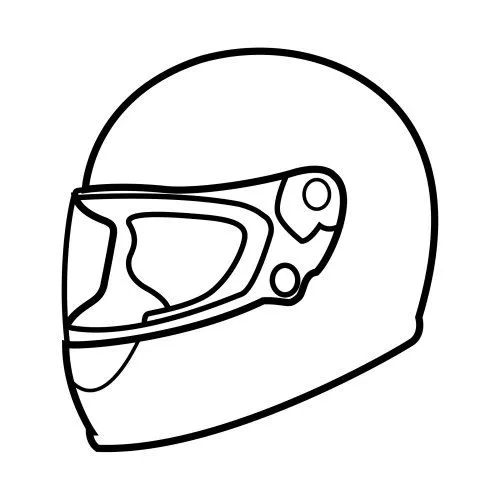 Pinto Dibujos: Casco de motociclista para colorear Pinto Dibujos: Casco de motociclista para colorear