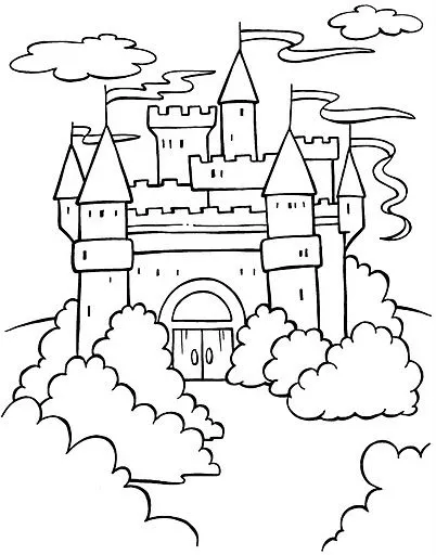 Pinto Dibujos: Castillo para pintar
