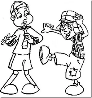Pinto Dibujos: El chavo del 8 para colorear Pinto Dibujos: El chavo del 8 para colorear