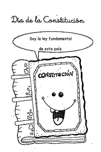 Pinto Dibujos: Día de la constitución para colorear – 5 de febrero Pinto Dibujos: Día de la constitución para colorear – 5 de febrero