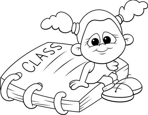 Dibujos de cuadernos para colorear - Imagui