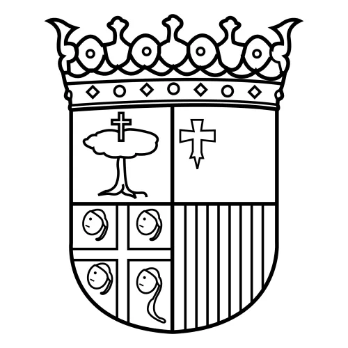Pinto Dibujos: Dibujo de un escudo de armas para colorear Pinto Dibujos: Dibujo de un escudo de armas para colorear