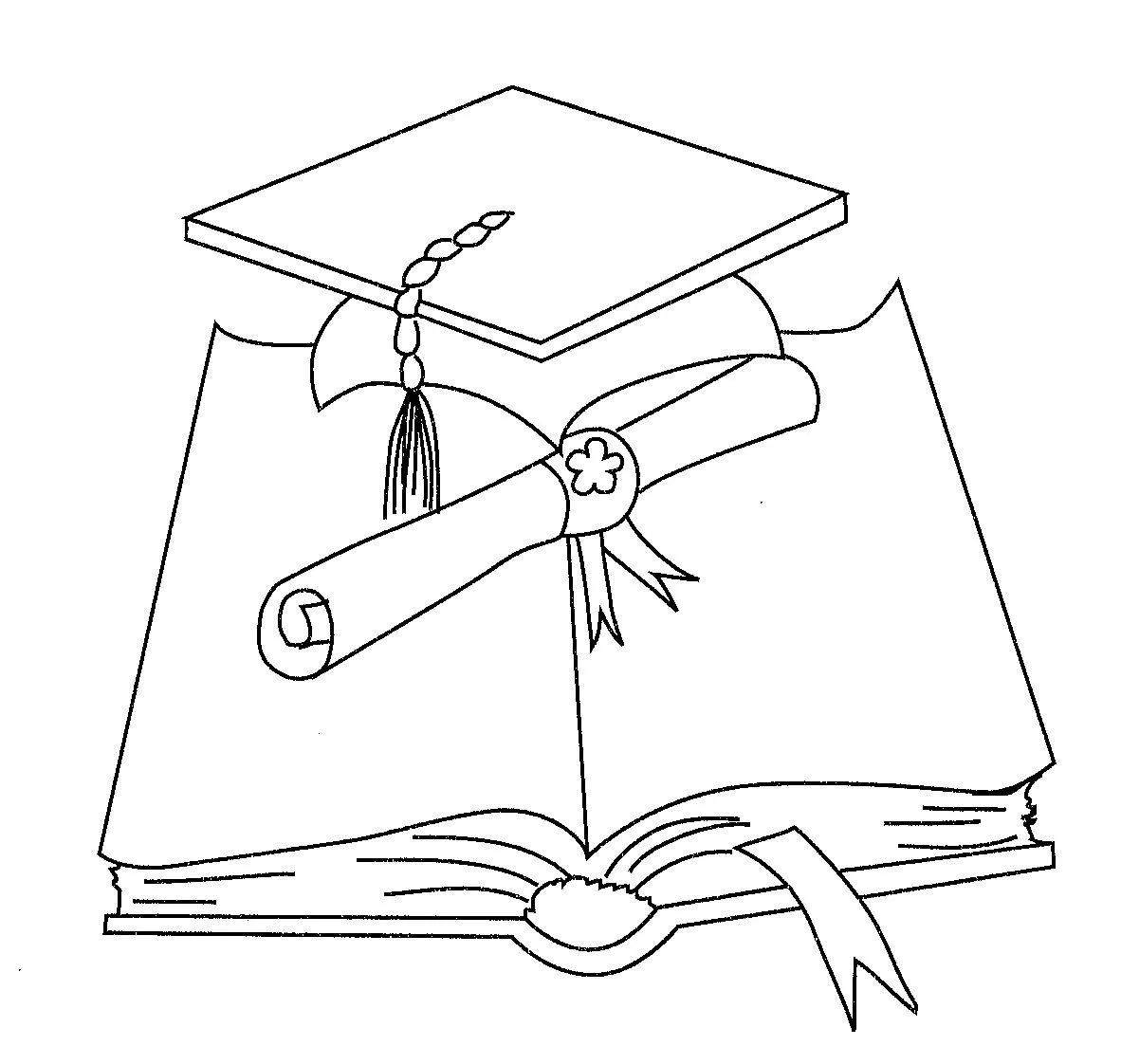 Pinto Dibujos: Dibujos para colorear de graduación Pinto Dibujos: Dibujos para colorear de graduación