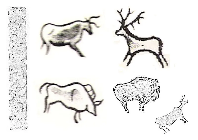 Pinto Dibujos: Dibujos de pinturas rupestres para colorear Pinto Dibujos: Dibujos de pinturas rupestres para colorear