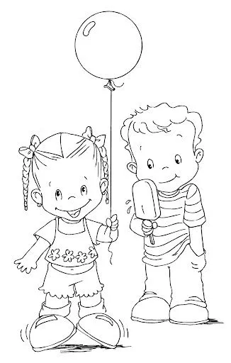 Pinto Dibujos: Infantes para colorear