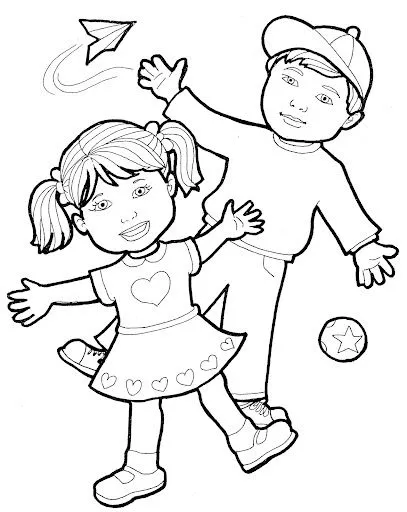 Carita de niños felices para colorear - Imagui