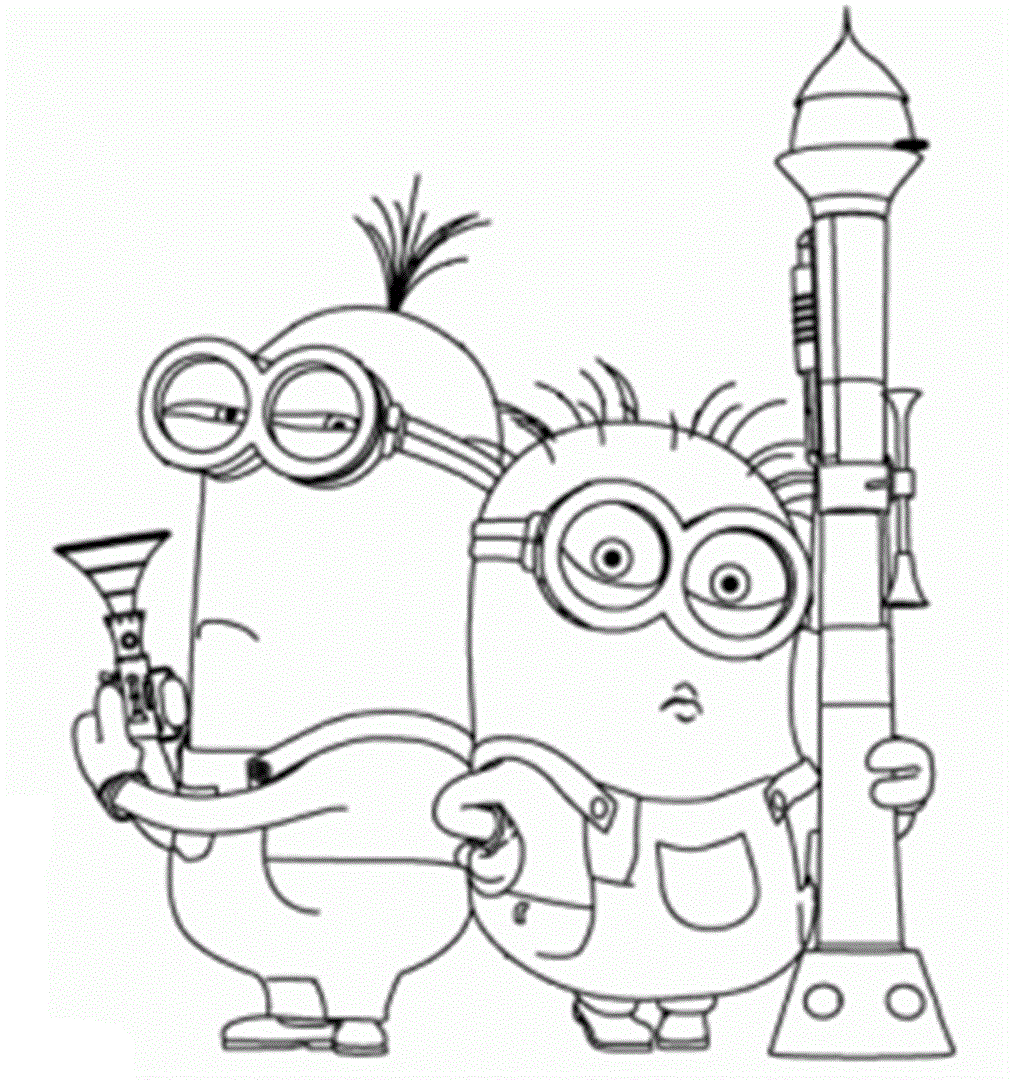 Pinto Dibujos: Minions de mi villano favorito para colorear Pinto Dibujos: Minions de mi villano favorito para colorear