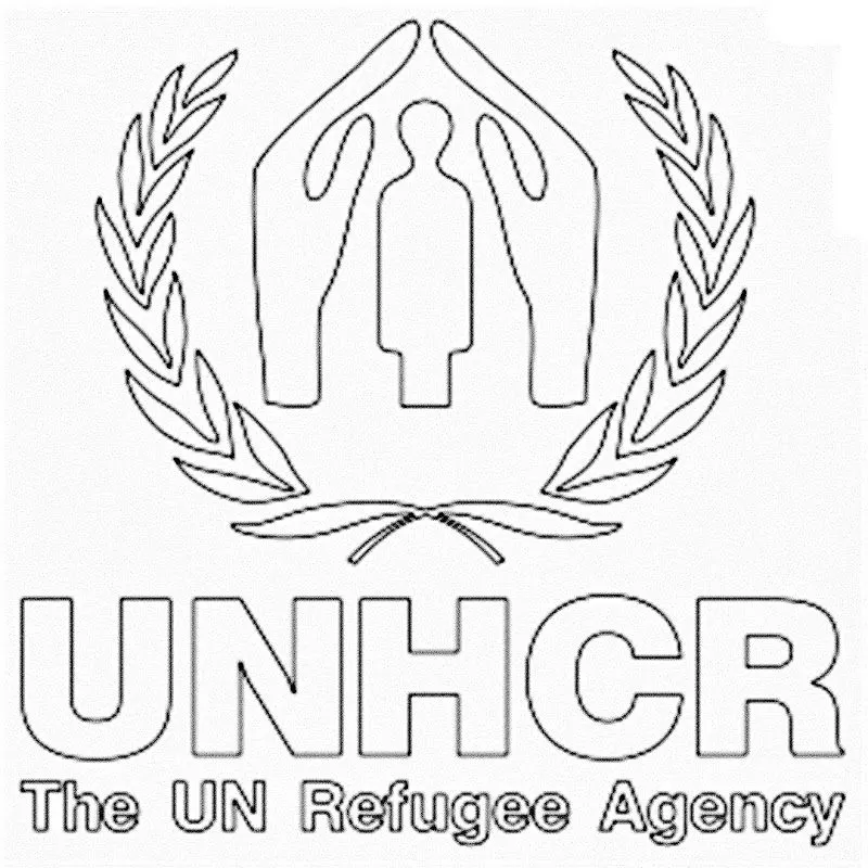 Pinto Dibujos: Logo de la agencia de la ONU para los refugiados Pinto Dibujos: Logo de la agencia de la ONU para los refugiados