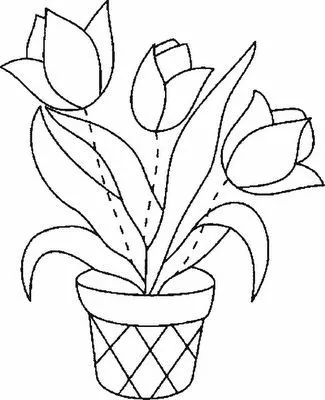 Pinto Dibujos: Maceta para colorear