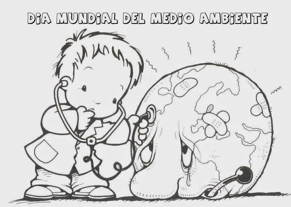 Dibujos para colorear del Día Mundial del Medio Ambiente - 13 fotos e ...