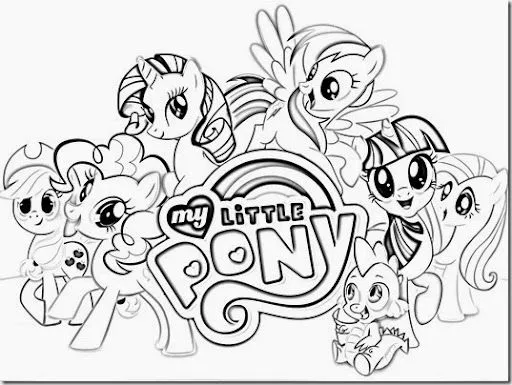 Pinto Dibujos: My little pony para colorear - mi pequeño pony para ...