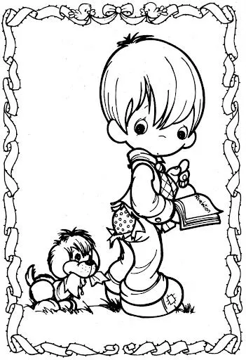 perritos tiernos Coloriage