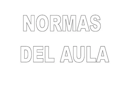 Pinto Dibujos: Normas del aula para colorear Pinto Dibujos: Normas del aula para colorear