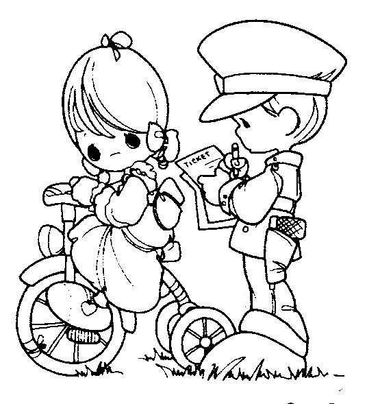 Pinto Dibujos: Oficial de tránsito para colorear de los precious ... Pinto Dibujos: Oficial de tránsito para colorear de los precious ...