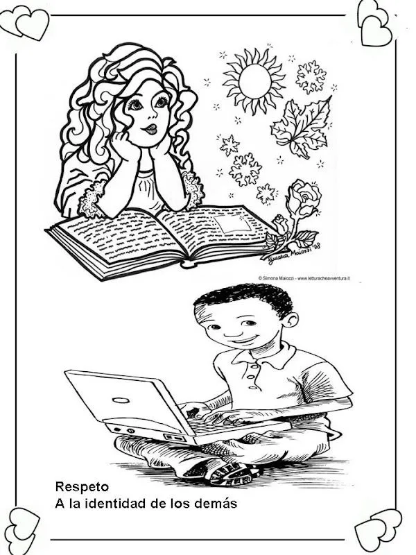 Pinto Dibujos: Respeto a la identidad para colorear Pinto Dibujos: Respeto a la identidad para colorear