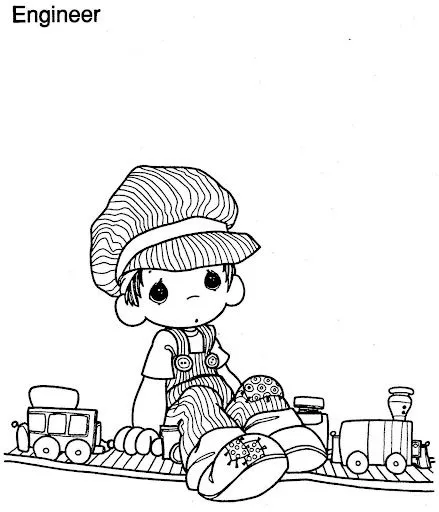 Día del ferrocarrilero para colorear - 7 de noviembre - Dibujos Disney