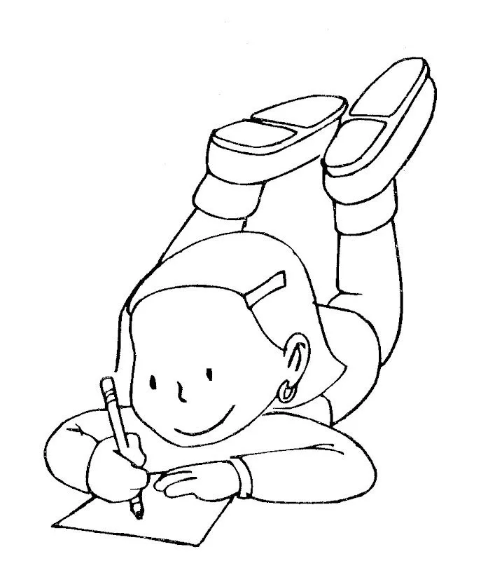 Pinto Dibujos: Haciendo tarea para colorear Pinto Dibujos: Haciendo tarea para colorear
