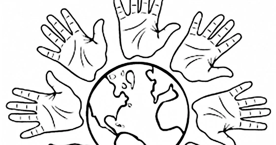 Pinto Dibujos: Día de la tolerancia para colorear, pintar e imprimir