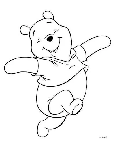 Pinto Dibujos: Winnie Pooh para colorear