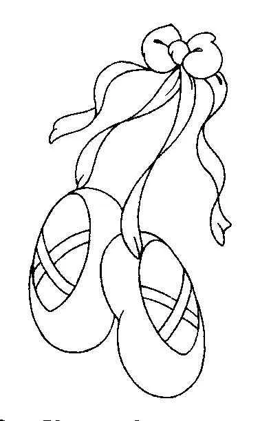 Dibujos de zapatillas de ballet para colorear - Imagui Dibujos de zapatillas de ballet para colorear - Imagui