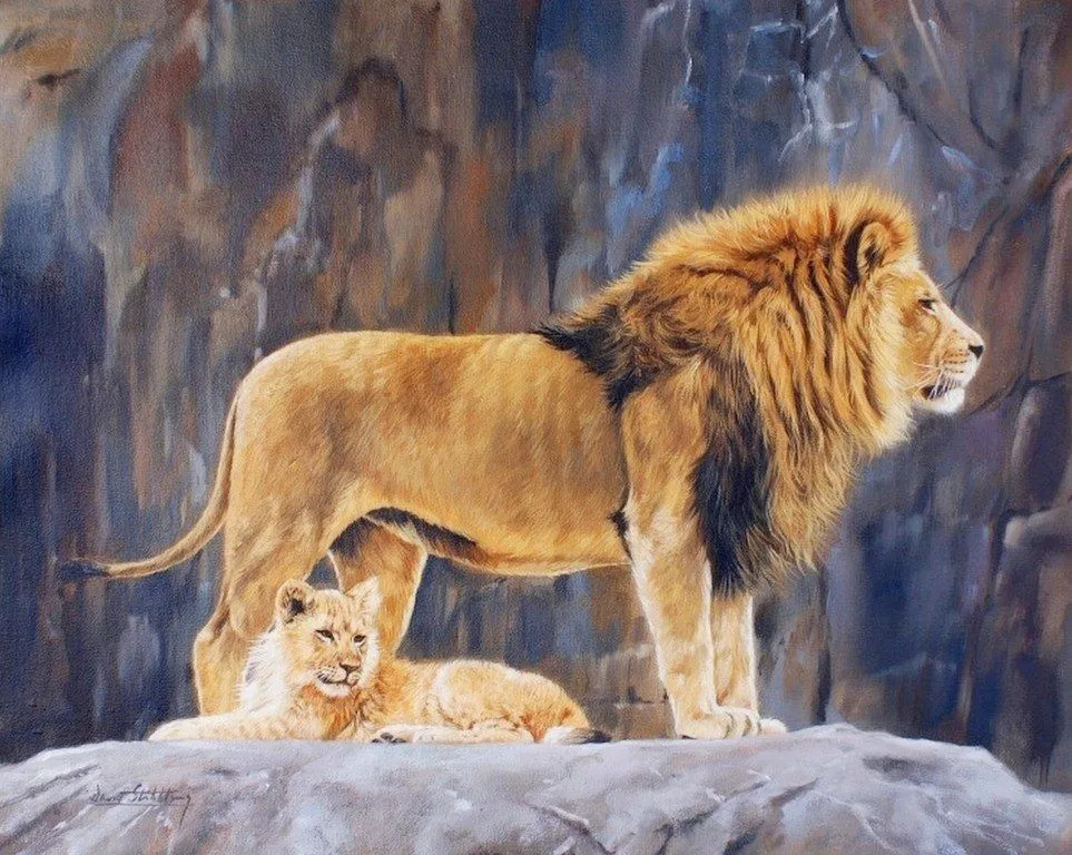 Pintor Fotorrealista de Animales Feroces, David Stribbling ...