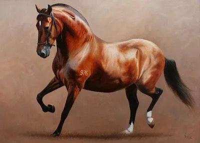 PINTORES DE CABALLOS, WALTER ZULUAGA, PINTOR COLOMBIANO. Pintura Artística del Equino “La Galería del Caballo al Óleo”. Realismo Mágico en la Pintura del Caballo.