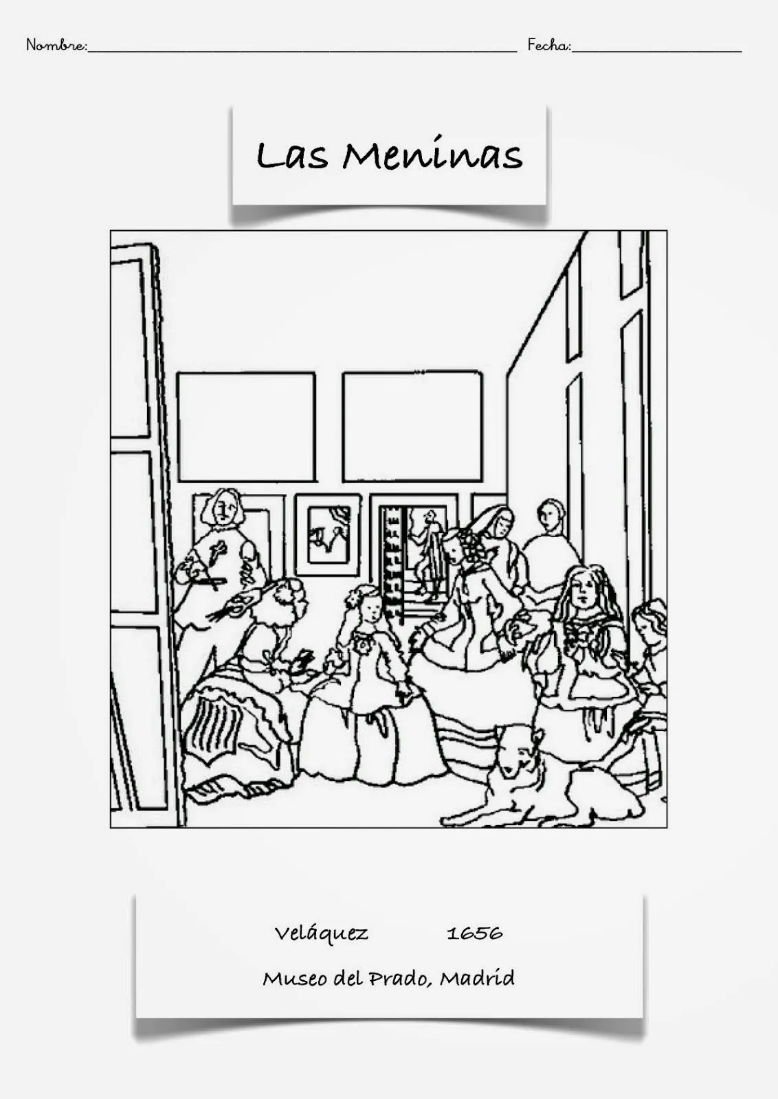 Pintores famosos: Velázquez para niños. Obras para colorear. Cómo ... Pintores famosos: Velázquez para niños. Obras para colorear. Cómo ...