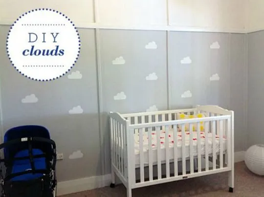 Decorar la habitación del bebé con nubes | DECORACIÓN BEBÉS Decorar la habitación del bebé con nubes | DECORACIÓN BEBÉS