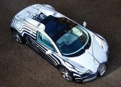 Pintura para coches: Pintar el coche con oro blanco y porcelana