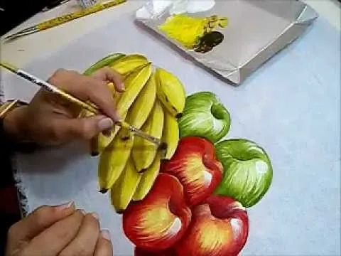 PINTURA EM TECIDO - BANANAS com MAÇÃS - HOW TO PAINT APPLES - YouTube PINTURA EM TECIDO - BANANAS com MAÇÃS - HOW TO PAINT APPLES - YouTube