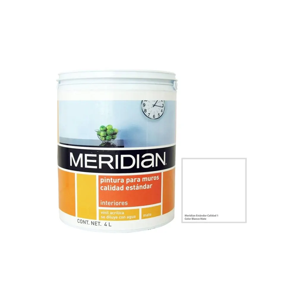 Pintura estándar Base 1 de 4L Meridian - TAMEX Pintura estándar Base 1 de 4L Meridian - TAMEX