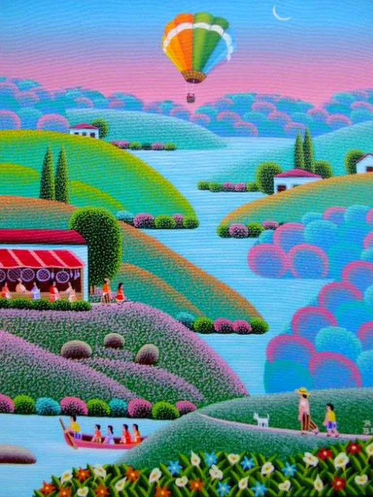 Pintura y Fotografía Artística : CUADROS NAIF PAISAJES Pintura y Fotografía Artística : CUADROS NAIF PAISAJES