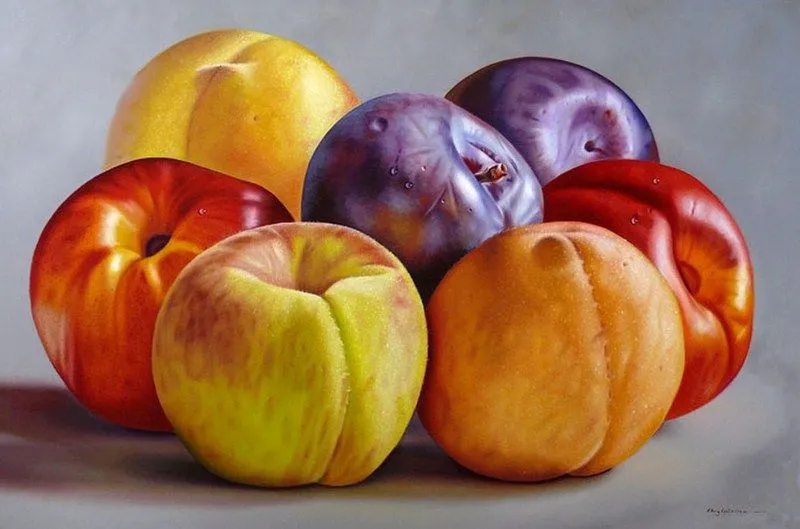 Oleo flores grandes - Imagui