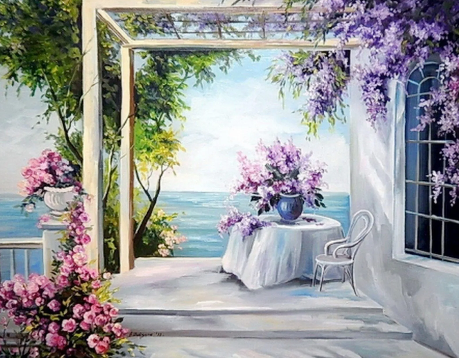 Pintura y Fotografía Artística : Ventanas con Flores al Óleo, Anca ... Pintura y Fotografía Artística : Ventanas con Flores al Óleo, Anca ...
