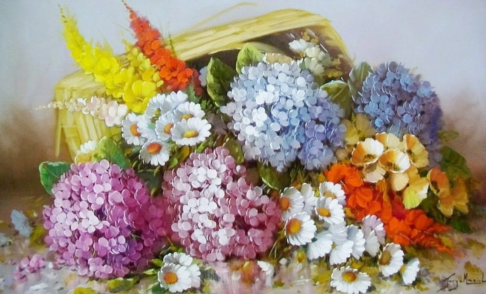 Pintura Impresionista de Flores al Óleo | Bodegones y Paisajes ... Pintura Impresionista de Flores al Óleo | Bodegones y Paisajes ...