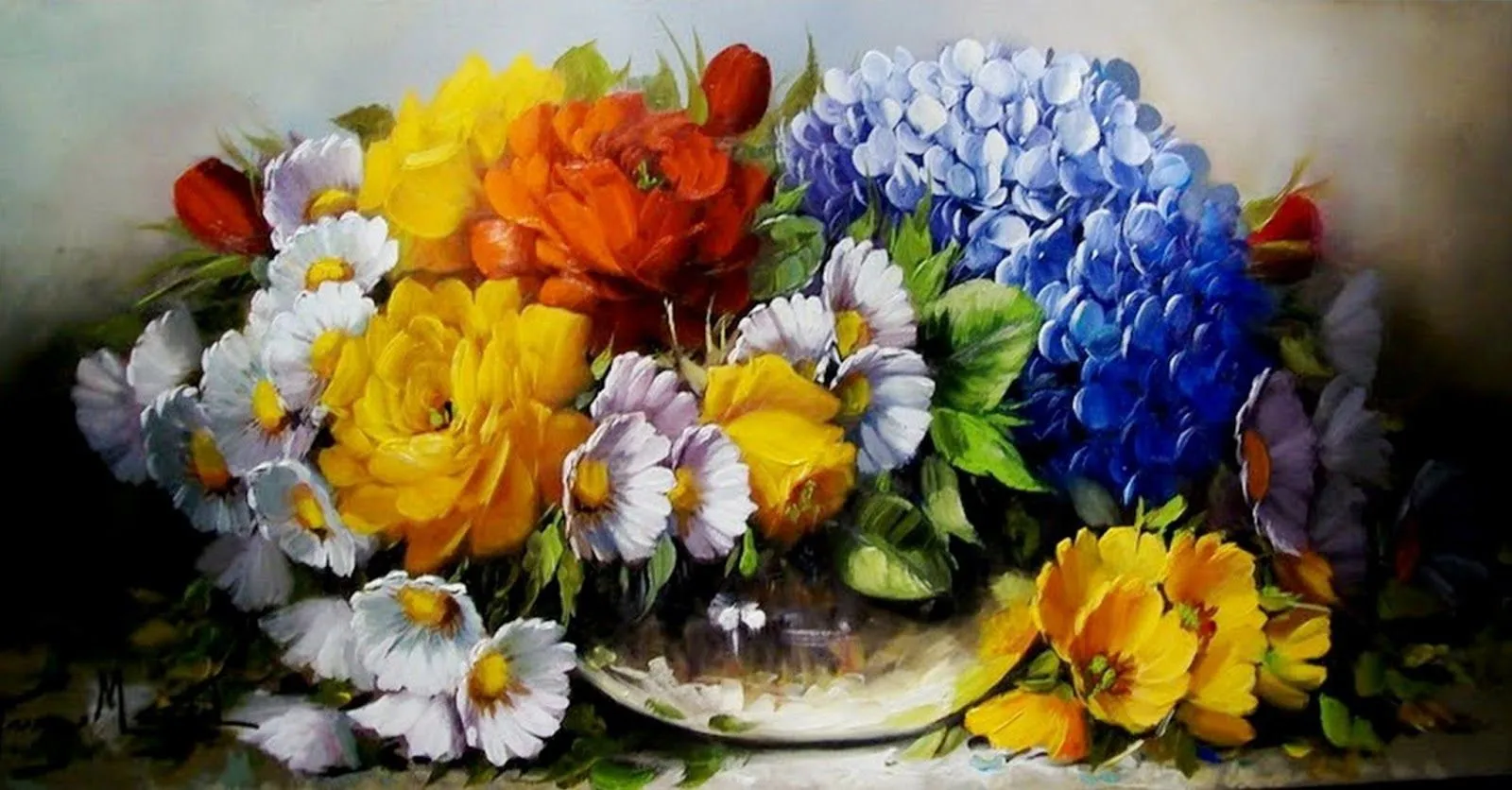Pintura Impresionista de Flores al Óleo | Bodegones y Paisajes ... Pintura Impresionista de Flores al Óleo | Bodegones y Paisajes ...