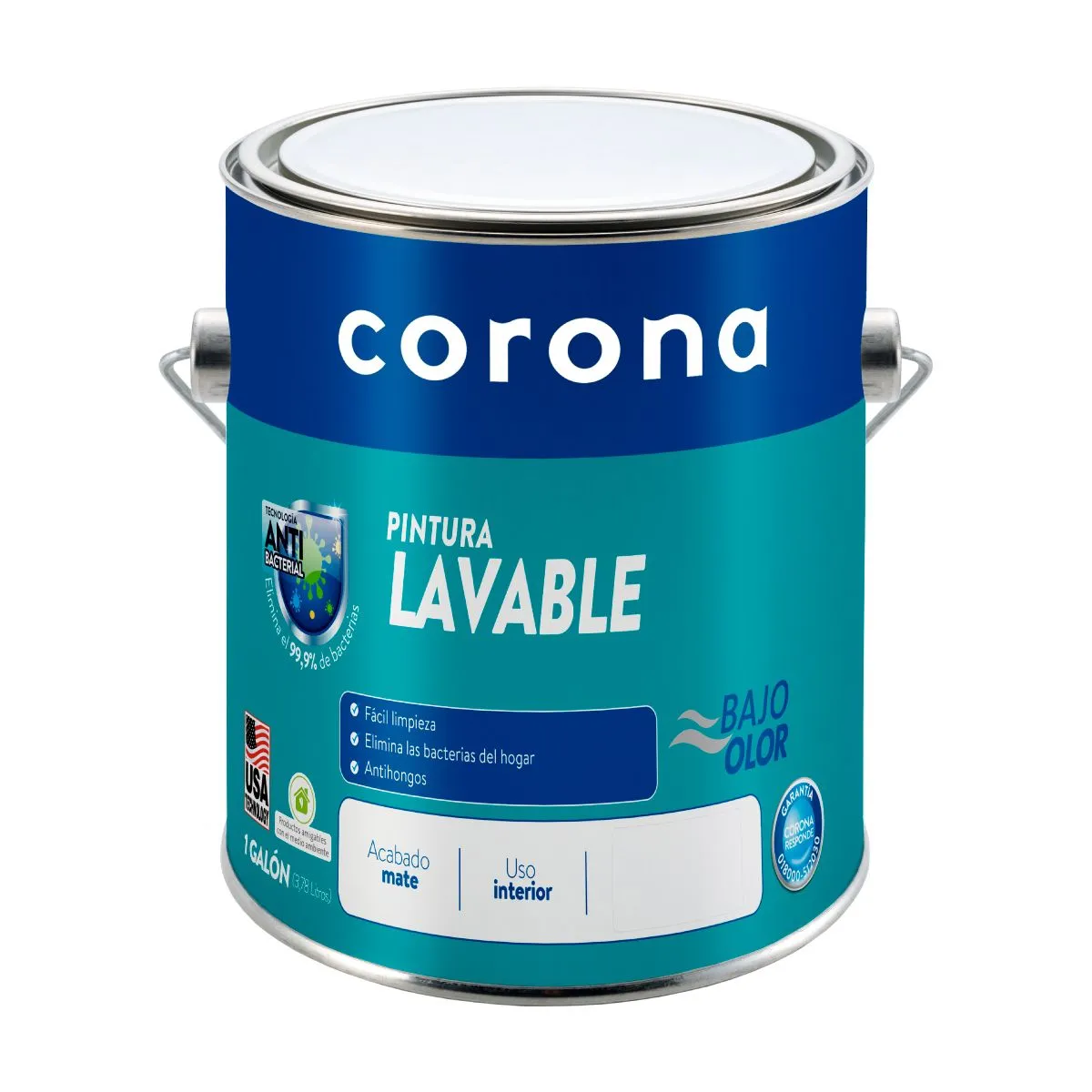 Pintura Lavable blanco 1 Galón | Corona Colombia Pintura Lavable blanco 1 Galón | Corona Colombia