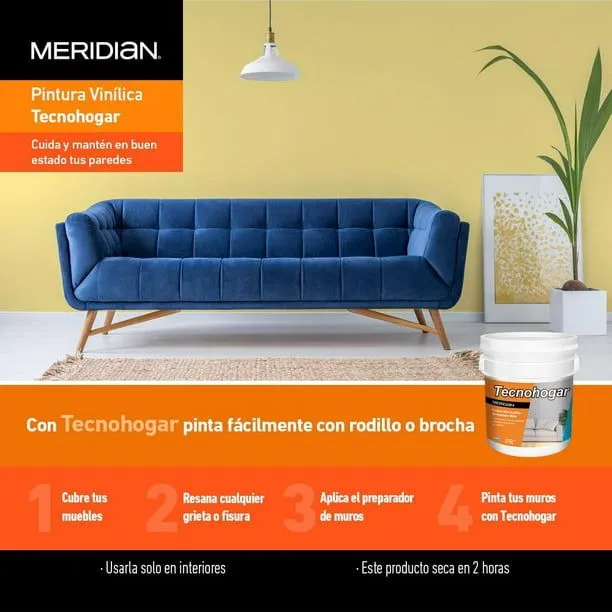 Pintura Meridian Tecnohogar Color Crema 18 Litros | Walmart en línea Pintura Meridian Tecnohogar Color Crema 18 Litros | Walmart en línea