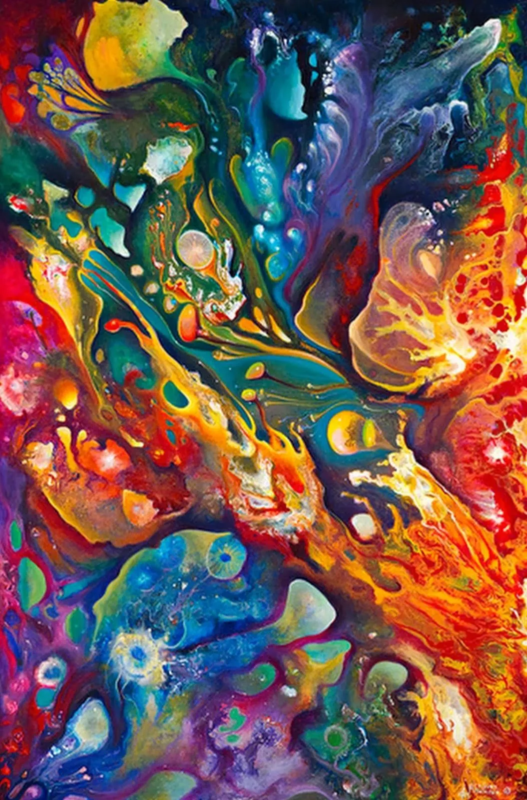 Pintura Moderna al Óleo: Abstractos Modernos, Pinturas de Flores ...