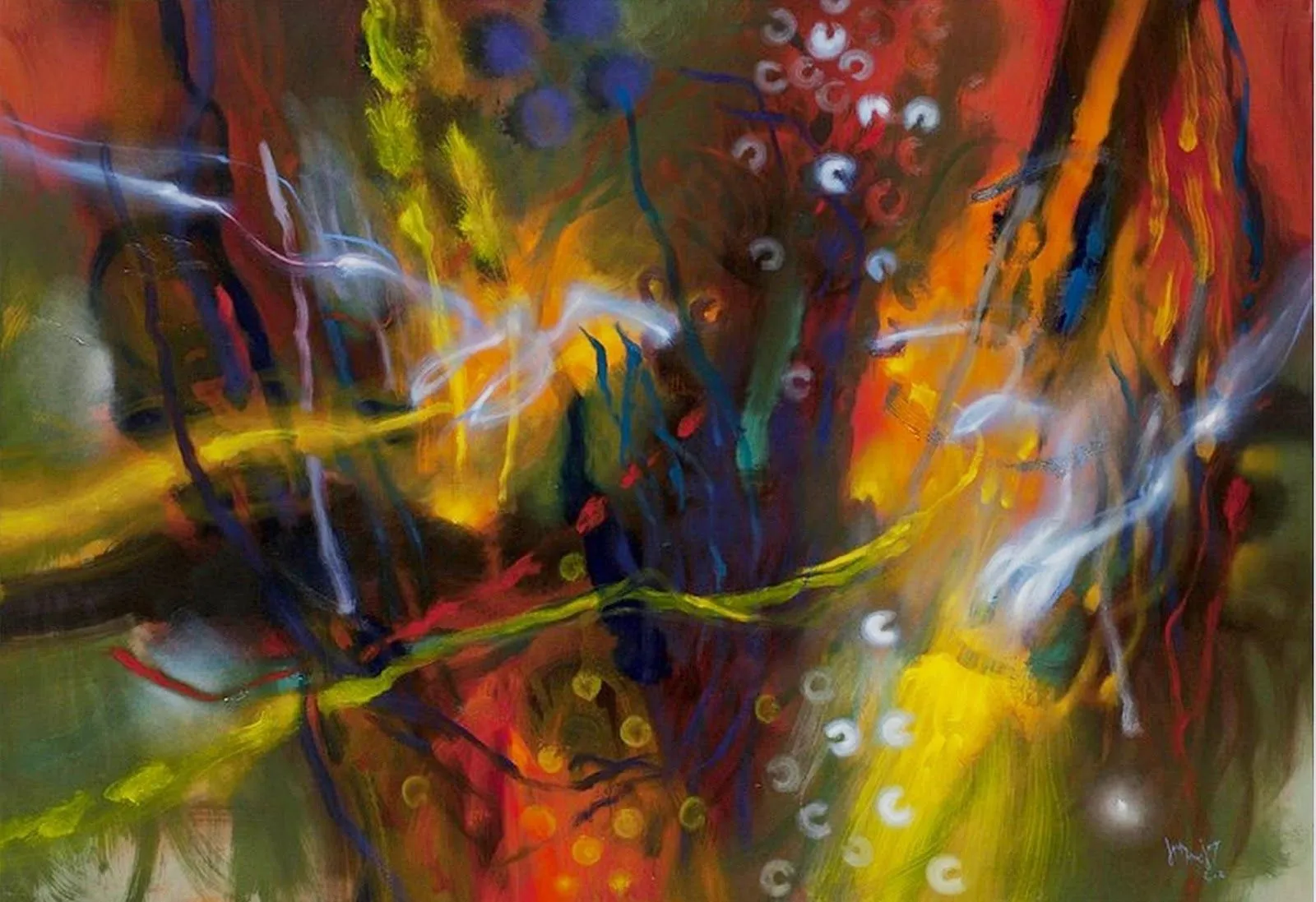 Pinturas Cuadros: Bonitos Cuadros Abstractos para Sala