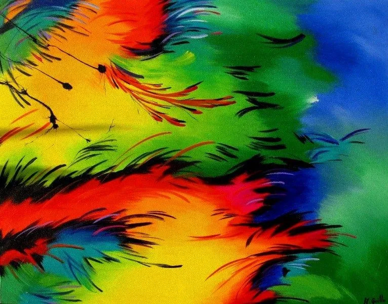 Pintura Moderna al Óleo: Cuadros bonitos: Abstractos modernos