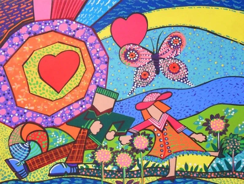 Pintura Moderna al Óleo: Cuadros Modernos Infantiles